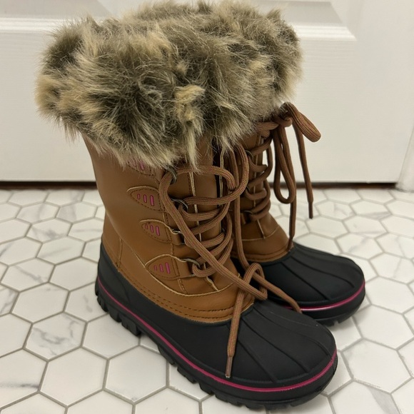 Brand New Girl’s Joe Fresh Winter Boots, Sz 3 - Picture 2 of 8